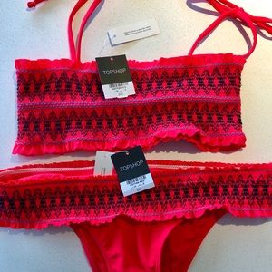 TOPSHOP Bikini Top & Bottoms